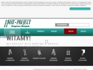 Mat-Project - firma oferująca m.in. drabiny uniwersalne