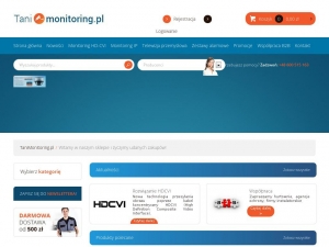 Tanimonitoring.pl oferuje elementy telewizji przemysłowej